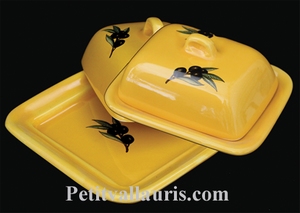 BUTTER BOX PROVENCAL COLOR WITH BLACK OLIVES DECOR