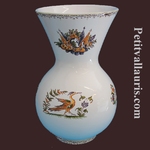 VASE NADINE SIZE 1 MODEL OLD MOUSTIERS TRADITION MOUSTIERS 