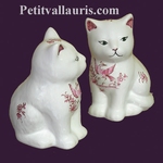 KITTEN OLD PINK MOUSTIERS TRADITION DECORATION 
